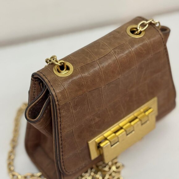 ZAC POSEN Embossed Leather Bag - Picture 3 of 8